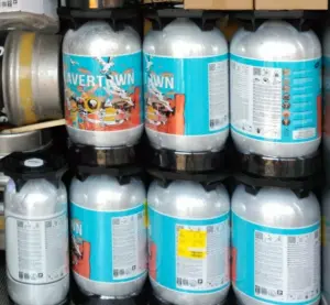 Slimline KeyKegs stack nicely.