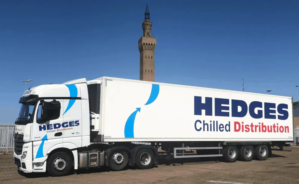 Hedges lorry in Grimsby